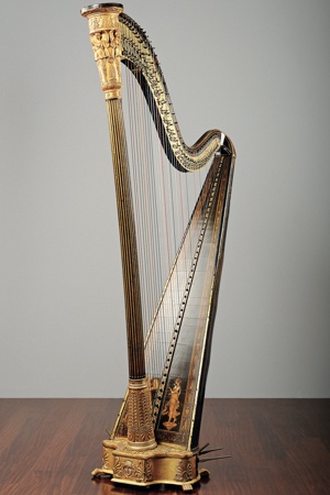 Double action harp